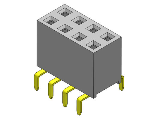 ТИП 2 *2PIN входа женской строки соединителя 2.54mm заголовка двойной двойное к 2*40PIN H=7.10mm