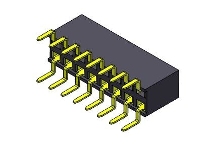 ТИП 2 *2PIN входа женской строки соединителя 2.54mm заголовка двойной двойное к 2*40PIN H=7.10mm