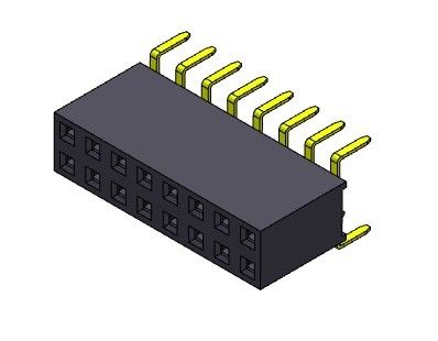 входа строки 2.54mm соединитель 2*2PIN заголовка Pin двойного двойного женский к 2*40PIN