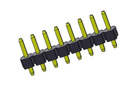 ТИП 1 *2PIN погружения строки соединителя 3.96mm заголовка Pin одиночный к 1*24PIN H=3.18MM