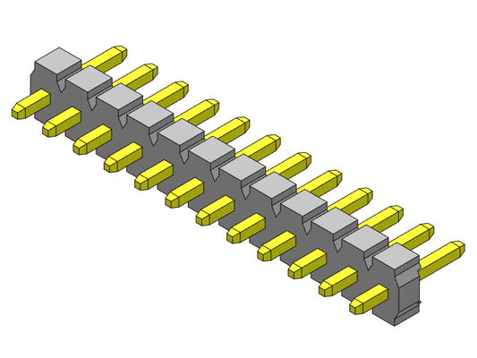 ТИП 1 *2PIN погружения строки соединителя 3.96mm заголовка Pin одиночный к 1*24PIN H=3.18MM