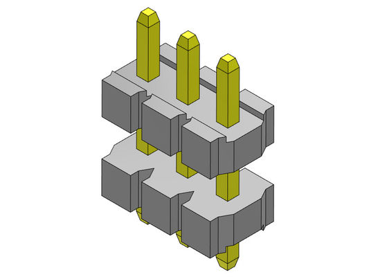 Стога строки соединителя 3.96mm заголовка Pin ТИП 1 *1PIN одиночного прямой к 1*24PIN
