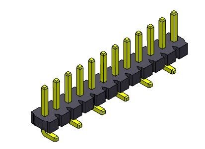 ТИП 1 *2PIN строки SMT соединителя 3.96mm заголовка Pin одиночный к 1*24PIN H=3.18MM