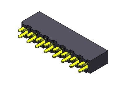Женский ТИП 1 *2PIN ПОГРУЖЕНИЯ строки соединителя 3.96mm заголовка одиночный к 1*24PIN H=8.89mm
