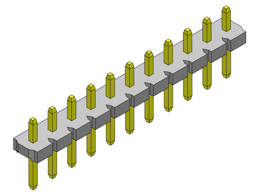 ТИП 1 *2PIN погружения строки соединителя 5.08mm заголовка Pin одиночный к 1*20PIN H=2.54MM