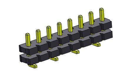 Стога прямой SMT строки соединителя 5.08mm заголовка Pin ТИП 1 *2PIN одиночного к 1*20PIN