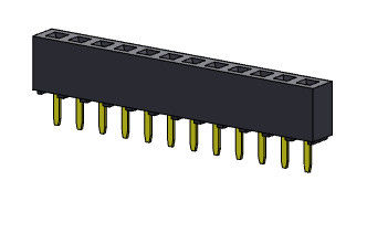 Женский ТИП 1 *2PIN погружения строки соединителя 2.00mm заголовка одиночный к 1*40PIN H=4.30mm