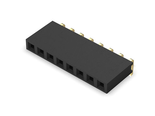 ТИП 1 *2PIN погружения женской строки соединителя 2.00mm заголовка одиночной R/A к 1*40PIN H=6.35mm