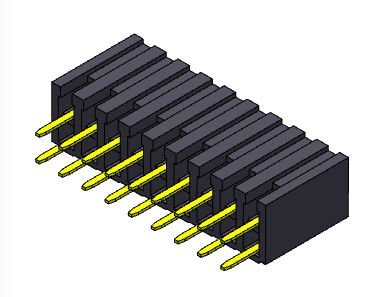 Женское ТИП 2 *2PIN погружения строки соединителя 2.00mm заголовка двойное к 2*40PIN H=7.20mm