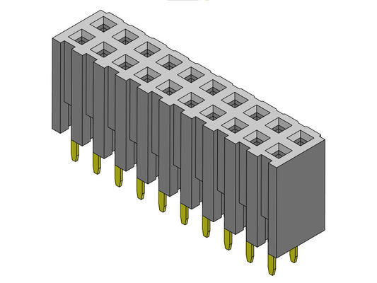 Женское ТИП 2 *2PIN погружения строки соединителя 2.00mm заголовка двойное к 2*40PIN H=7.20mm