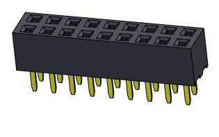 Женское ТИП 2 *2PIN погружения строки соединителя 2.00mm заголовка двойное к 2*40PIN H=4.30mm