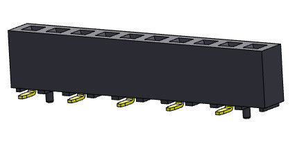 строка SMT 2.00mm одиночная ПЕЧАТАЕТ соединитель 1*2PIN заголовка PCB к 1*40PIN H=4.30mm
