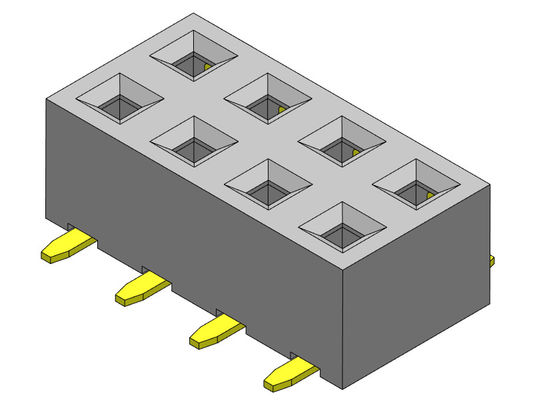 2*2PIN к заголовку 2.00mm поверхностного держателя соединителя заголовка PCB 2*40PIN женскому
