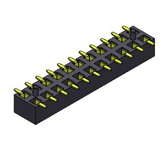 2*2PIN к заголовку 2.00mm поверхностного держателя соединителя заголовка PCB 2*40PIN женскому