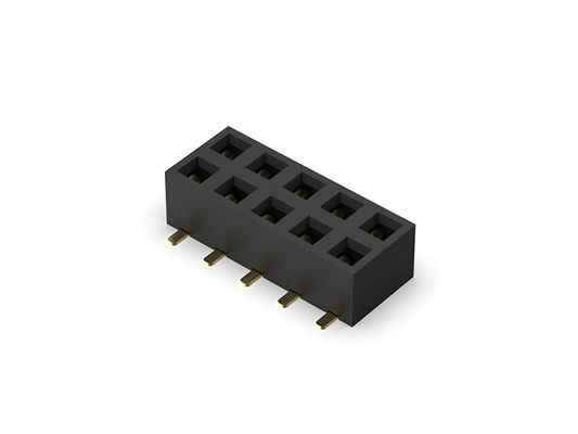Двойная строка SMT ПЕЧАТАЕТ 2,54 женский заголовок 2*2PIN к 2*40PIN H=2.00mm
