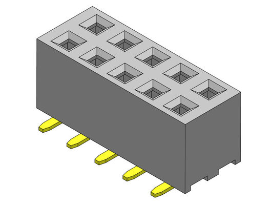 Женское ТИП 2 *2PIN строки SMT соединителя 2.00mm заголовка двойное к 2*40PIN H=4.00mm