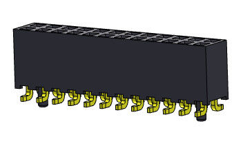 Женское ТИП 2 *2PIN строки SMT соединителя 2.00mm заголовка двойное к 2*40PIN H=6.35mm