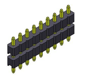 ТИП 1 *2PIN ПОГРУЖЕНИЯ стога строки соединителя 2.00mm заголовка Pin одиночный к 1*40PIN H=2.00MM