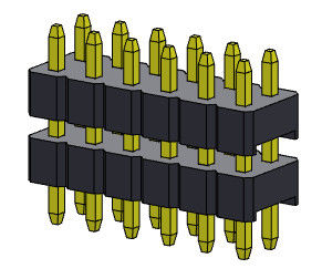 ТИП 2 *2PIN ПОГРУЖЕНИЯ стога строки соединителя 2.00mm заголовка Pin двойное к 2*40PIN