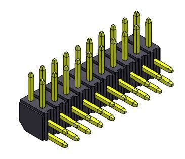 ТИП 2 *2PIN двойной строки соединителя 2.00mm заголовка Pin R/A прямое к 2*40PIN H=4.30MM