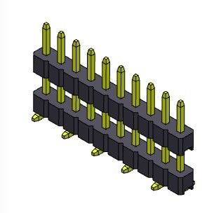 SMT ПЕЧАТАЮТ соединителю 2.00mm заголовка PCB одиночный заголовок 1*2PIN Pin строки к 1*40PIN