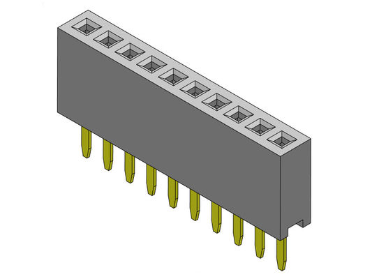 Тип 1 *2PIN женской строки соединителя 1.27mm заголовка одиночной прямой к 1*40PIN H=4.30mm
