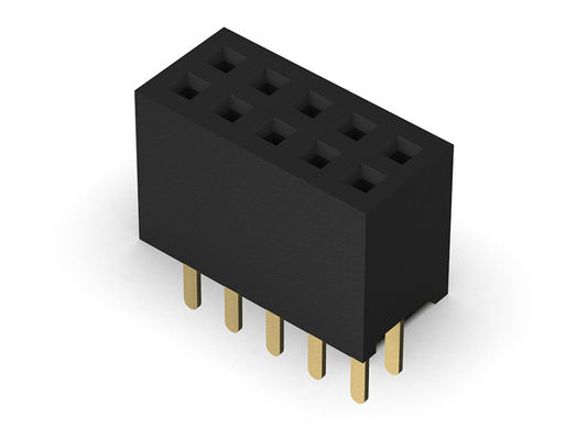 Тип 2 *2PIN женской строки соединителя 1.27mm заголовка двойной прямое к 2*40PIN H=3.40mm