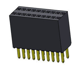Тип 2 *2PIN женской строки соединителя 1.27mm заголовка двойной прямое к 2*35PIN H=8.50mm