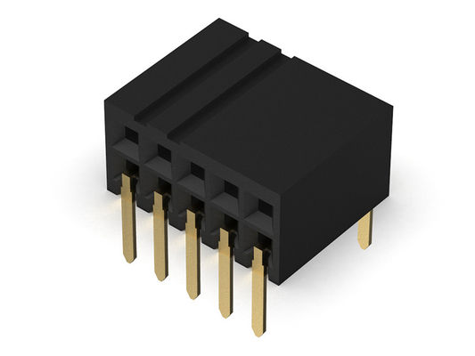 Женское тип 2 *3PIN погружения входа Sild строки соединителя 1.27mm заголовка двойное к 2*40PIN H=3.45mm