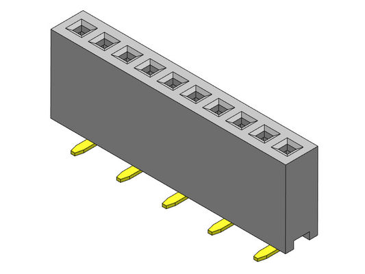 Женский тип 1 *2PIN строки SMT соединителя 1.27mm заголовка одиночный к 1*40PIN H=4.30mm