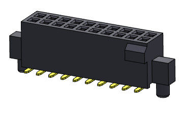 Женская строка соединителя 1.27mm заголовка двойная с типом 2 *4PIN рему &amp; колышков SMT к 2*50PIN H=4.40mm