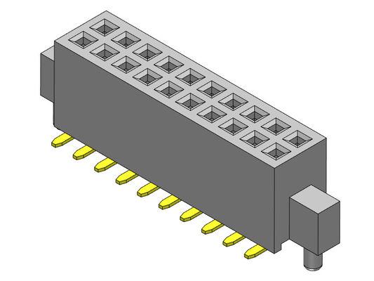 Женская строка соединителя 1.27mm заголовка двойная с типом 2 *4PIN рему &amp; колышков SMT к 2*50PIN H=4.40mm
