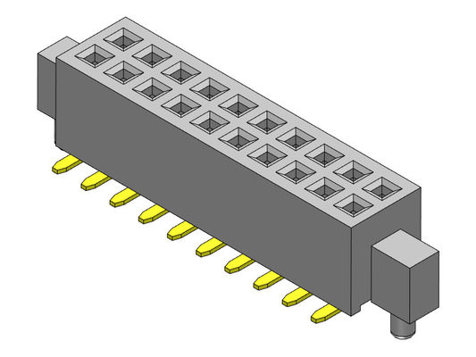 Женская строка соединителя 1.27mm заголовка двойная с типом 2 *3PIN колышков SMT к 2*50PIN H=3.40mm