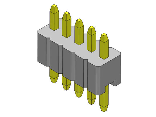 Тип 1 *2PIN одиночной строки соединителя 1.27mm Serise заголовка Pin прямой к 1*50PIN SQ0.46mm