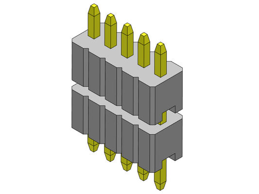 Стога строки соединителя 1.27mm Serise заголовка Pin тип 1 *2PIN одиночного прямой к 1*50PIN SQ0.46mm