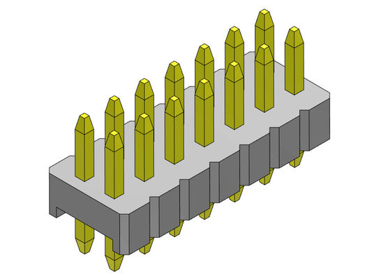 Тип 2 *2PIN двойной строки соединителя 1.27mm Serise заголовка Pin прямое к 2*50PIN SQ0.40mm