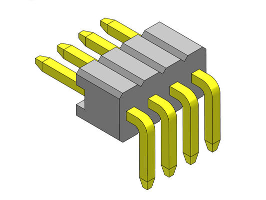 Тип 1 *2PIN одиночной строки соединителя 1.27mm Serise заголовка Pin R/A прямой к 1*50PIN SQ0.46mm