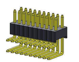 соединителя заголовка Pin 1.27*2.54mm строка R/A 2*2PIN женского двойная к 2*50PIN