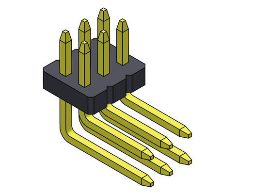 Тип 2 *2PIN двойного электрического соединителя Pin строки R/A прямое к 2*50PIN