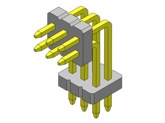 соединителя заголовка Pin 1.27mm строка 2*2PIN женского двойная к 2*50PIN SQ0.40mm