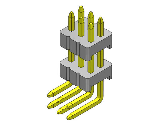 Соединителя заголовка прямого Pin стога контактный разъем 1.27mm женского электрический