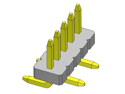 Тип 1 *2PIN одиночных соединителей прямой SMT заголовков Pin строки к 1*40PIN