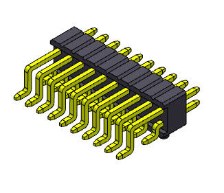 контактные разъемы 1.27mm всеобщие удваивают строка R/A 1*2PIN к 1*33PIN SQ0.40mm