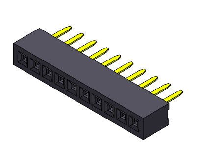 Тип 1 *2PIN женской строки соединителя 1.00mm заголовка одиночной прямой к 1*40PIN H=2.10mm