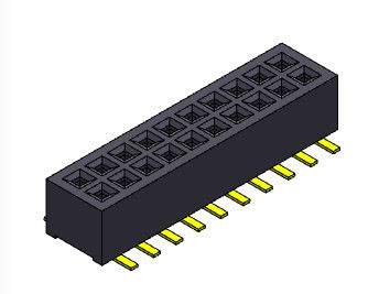 соединитель 2*3PIN заголовка Pin двойной строки 1.00mm женский к 2*40PIN