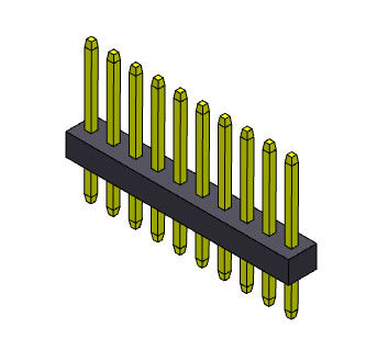 1*3PIN к одиночному типу соединителя 1.00mm заголовка строки 1*40PIN прямому
