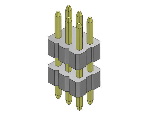 стога соединителя заголовка строки 1.00mm тип 2 *3PIN двойного прямое к 2*40PIN SQ0.30mm