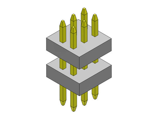 2*3PIN к стога соединителя 1.00mm заголовка Pin 2*40PIN SQ0.30mm типу женского прямому