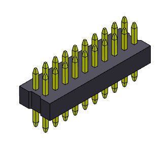 соединителя строки 1.00mm тип 2 *3PIN двойного прямое к 2*40PIN