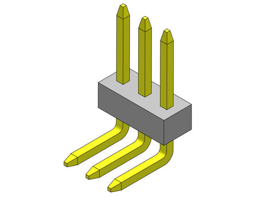 соединителя заголовка Pin 1.00mm электрические соединители Pin 1*2PIN женского R/A к 1*40PIN